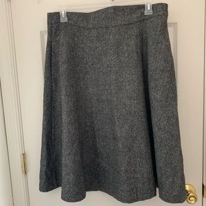 ModCloth Midi Wool Skirt